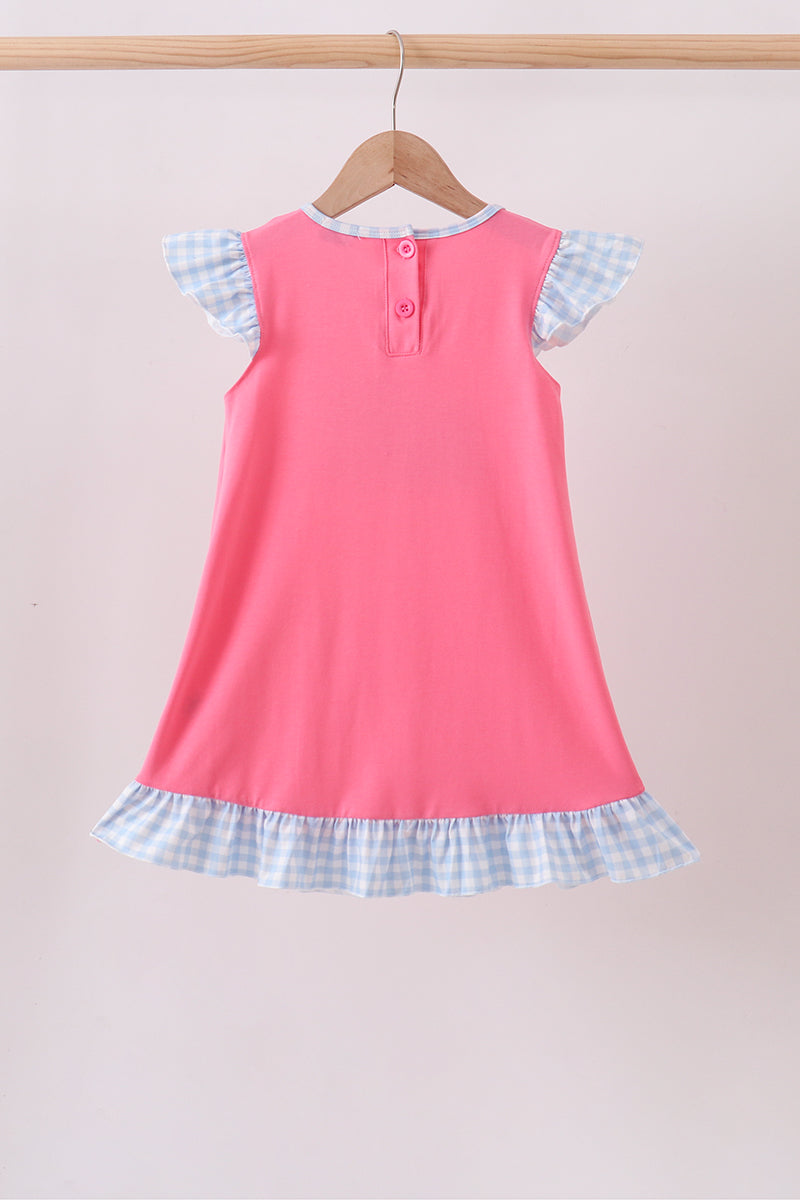 🎀📚 Pink ABC Appliqué Ruffle Dress | Back to School Girls Outfit ✨