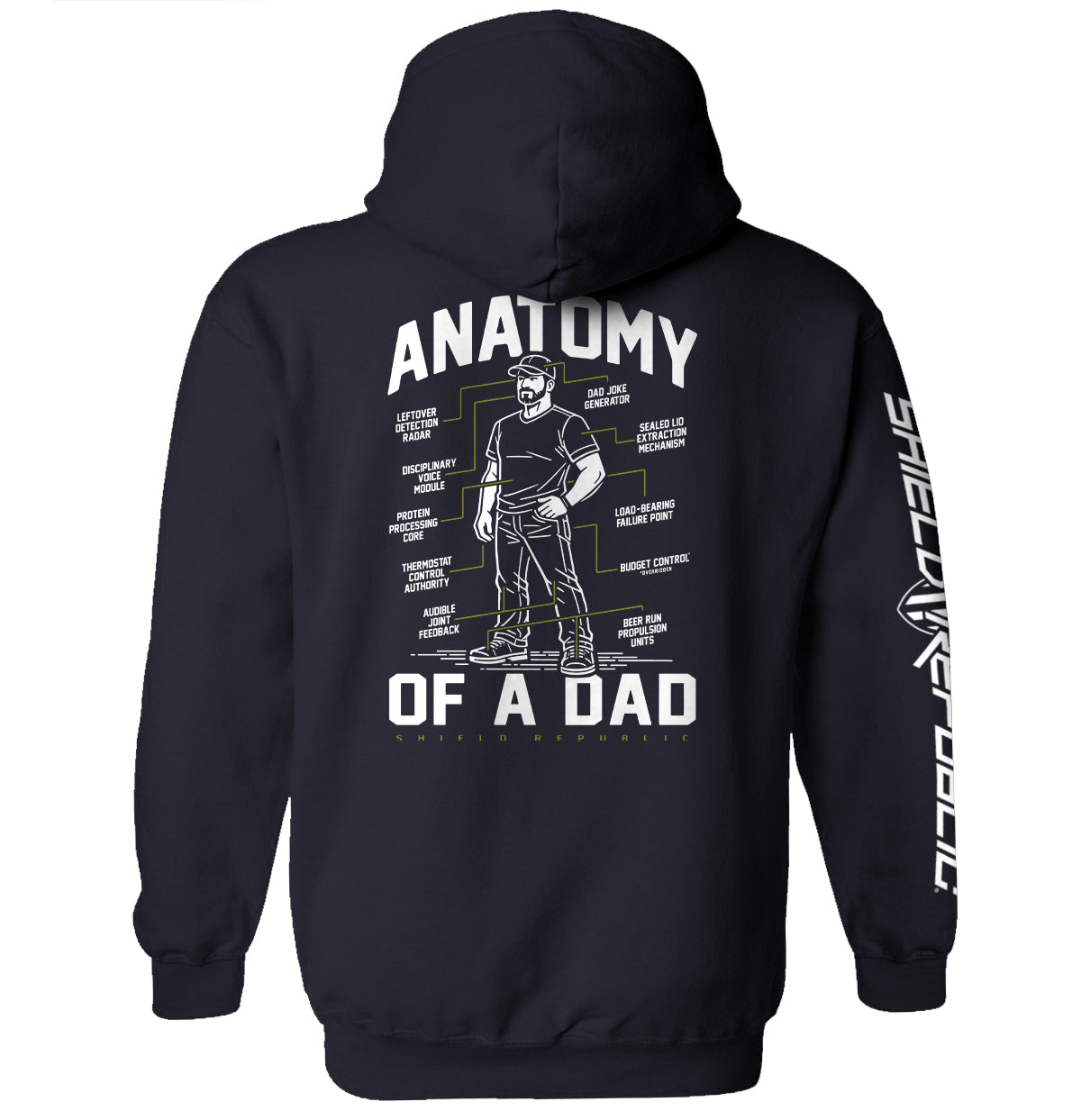 Anatomy of a Dad Graphic Tee