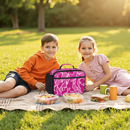 Pink Camo Lunch Box
