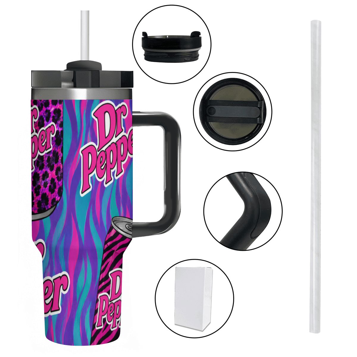 40oz Dr Pepper Tumbler
