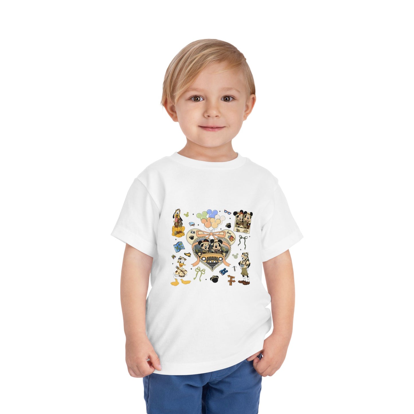 Cute Cartoon Mickey Inspired Toddler Tee
