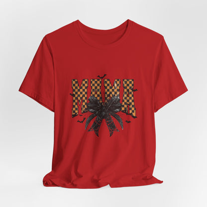 Mamá Floral Checkerboard Tee – Vintage Floral Mom Shirt