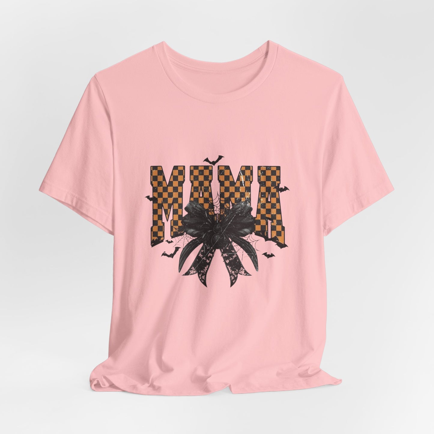 Mamá Floral Checkerboard Tee – Vintage Floral Mom Shirt