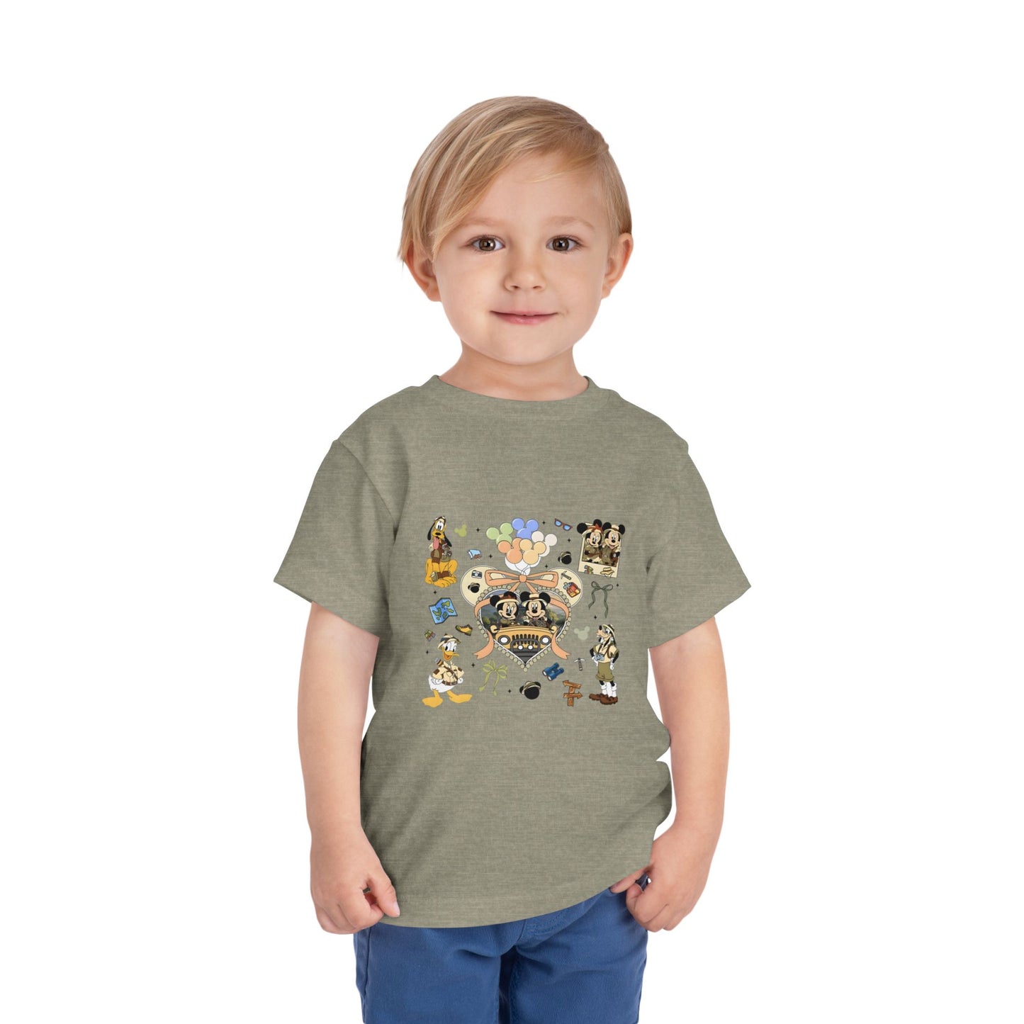 Cute Cartoon Mickey Inspired Toddler Tee