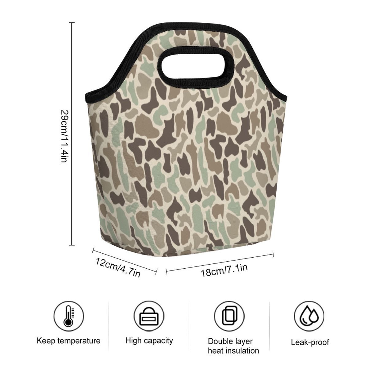 Camo Lunch Bag