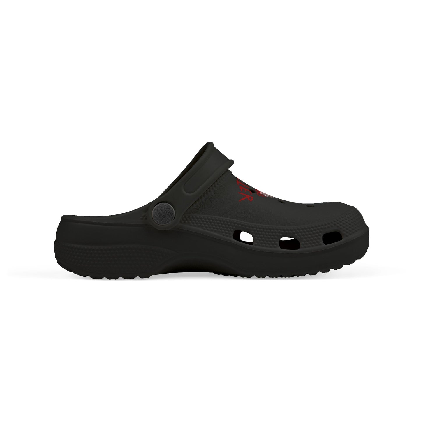 Kids' Thriller Graphic Clogs — Black EVA Foam Slip-Ons
