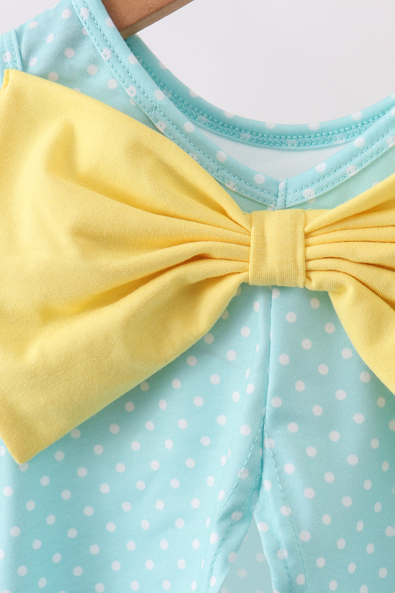 Summer Lemon Smocked Bow Bloomer Set | Baby Girl Floral Lemon Outfit | Cute Summer Boutique Baby Clothing Set