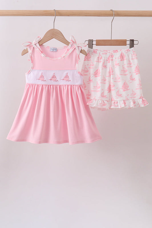 Sailors Dreams Sailboat Pink Sailboat Set