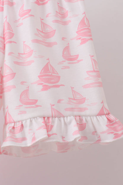 Sailors Dreams Sailboat Pink Sailboat Set