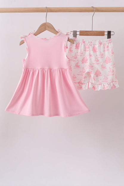 Sailors Dreams Sailboat Pink Sailboat Set