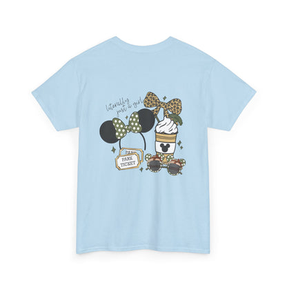 Leopard Minnie Park Day Tee