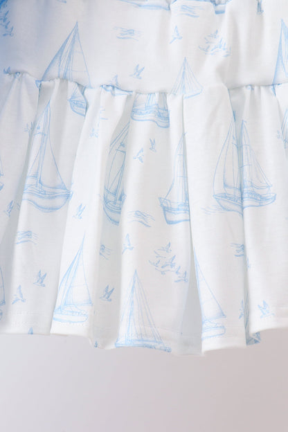 Sailors Dreams Sailboat Skort Set