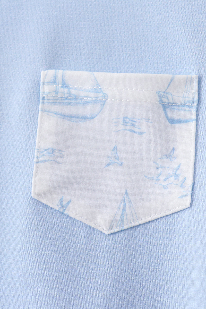 Sailors Dreams Sailboat Short Set