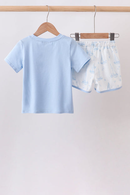 Sailors Dreams Sailboat Short Set