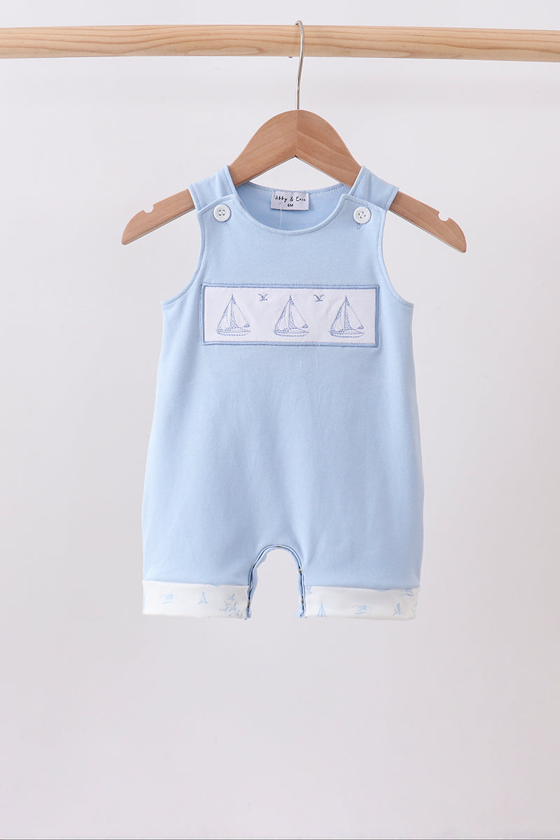 Sail Away Blue Embroidered Joh Joh