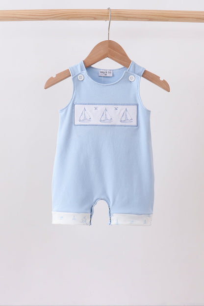 Sail Away Blue Embroidered Joh Joh