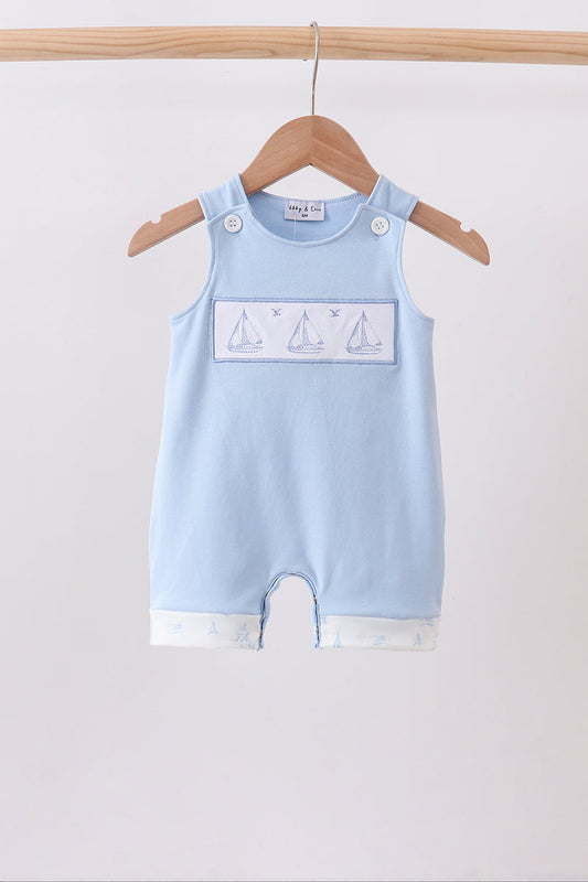 Sail Away Blue Embroidered Joh Joh
