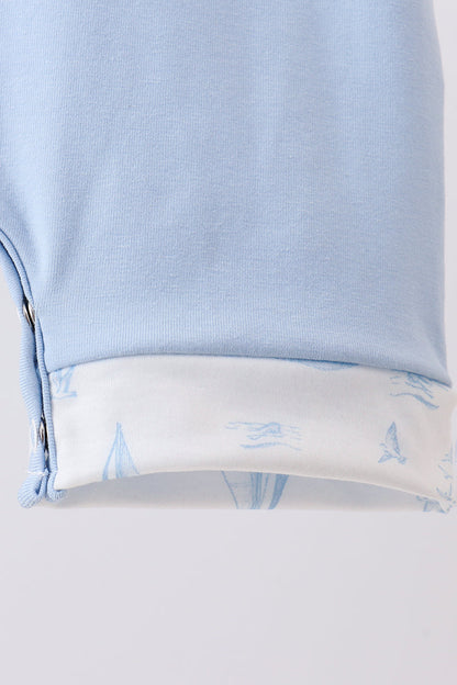 Sail Away Blue Embroidered Joh Joh