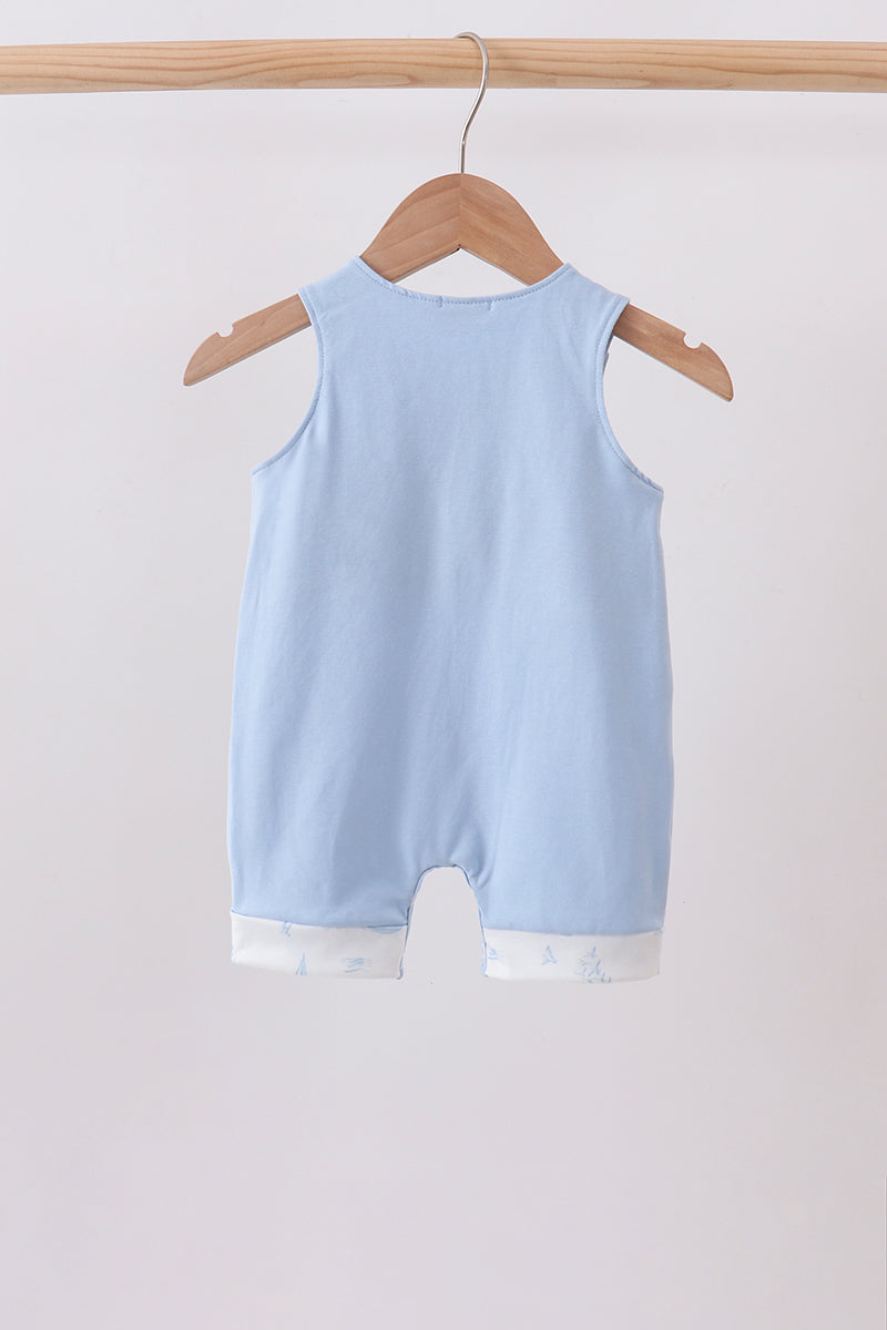 Sail Away Blue Embroidered Joh Joh