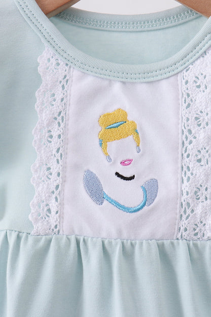 Cinderella Little Dream Romper} Baby Girl Princess Ruffle Outfit
