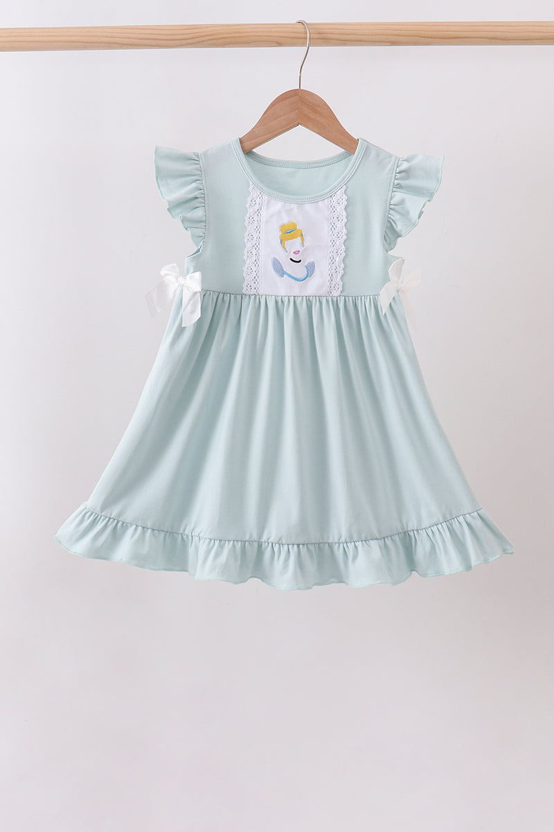 Cinderella Little Dream Dress } Baby Girl Princess Ruffle Outfit