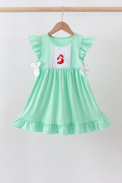Little Mermaid Ariel Dress Princess Outfit/ Girls Disney Inspired Set/ Toddler & Kids Boutique Style