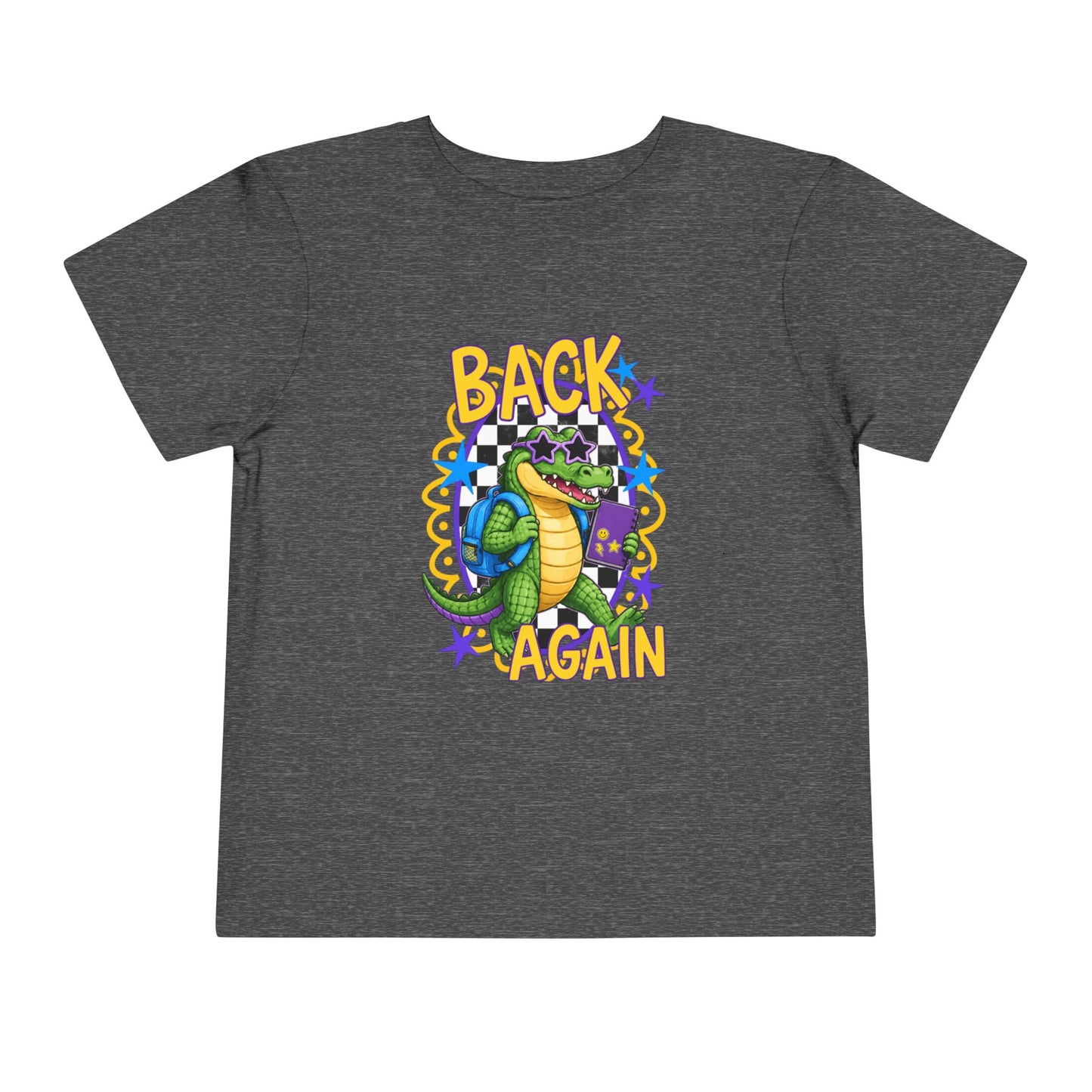 Toddler Tee — "Back Again" Dinosaur Graphic Shirt