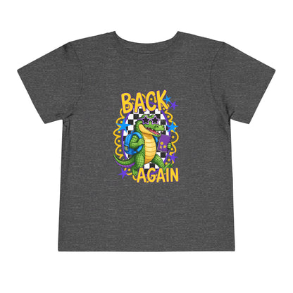 Toddler Tee — "Back Again" Dinosaur Graphic Shirt