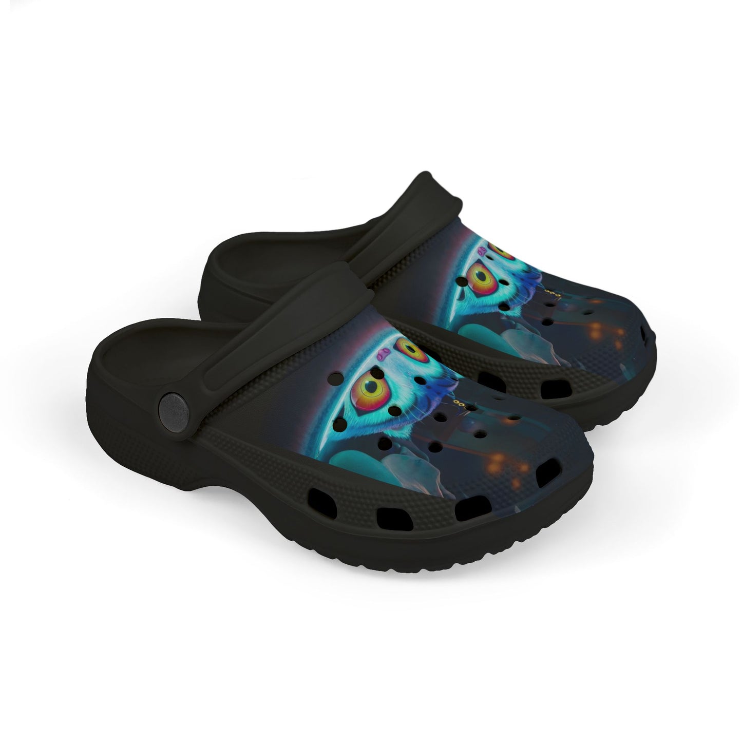 Kids Glow Derpy Clogs — Cute Neon Derpy EVA Foam Slip-Ons