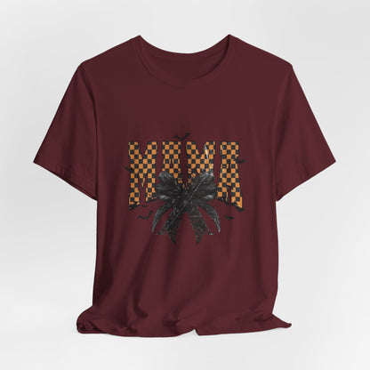 Mamá Floral Checkerboard Tee – Vintage Floral Mom Shirt