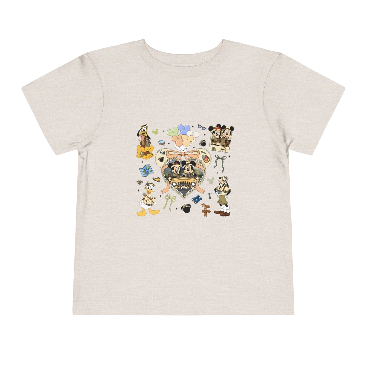 Cute Cartoon Mickey Inspired Toddler Tee