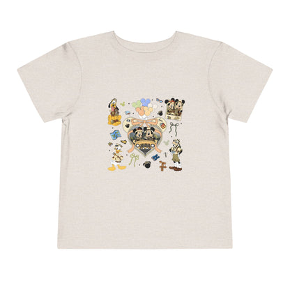Cute Cartoon Mickey Inspired Toddler Tee