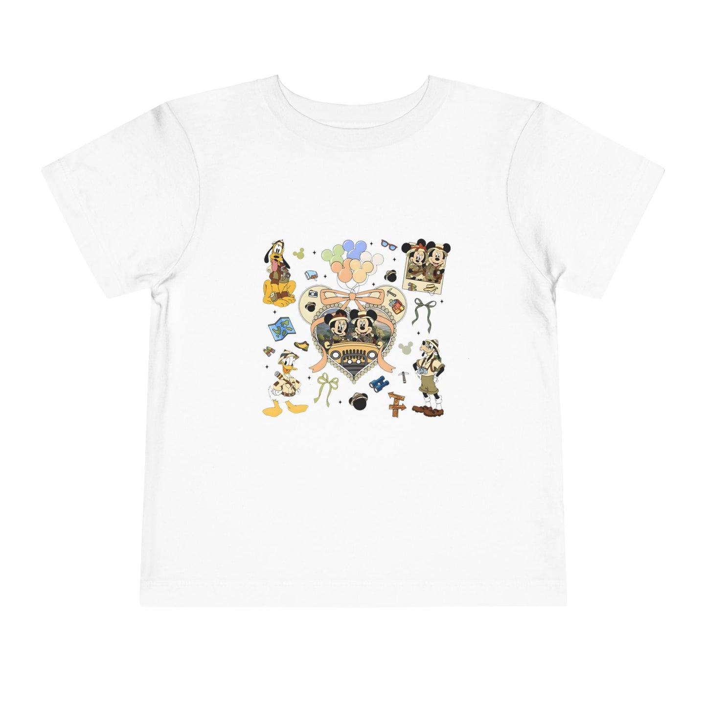 Cute Cartoon Mickey Inspired Toddler Tee