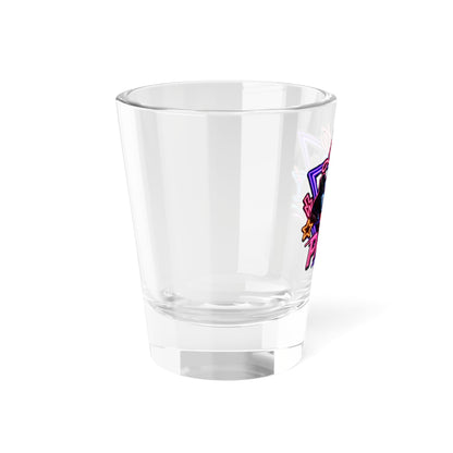 Late to the Party Neon Shot Glass — 1.5oz Retro Party Shooter