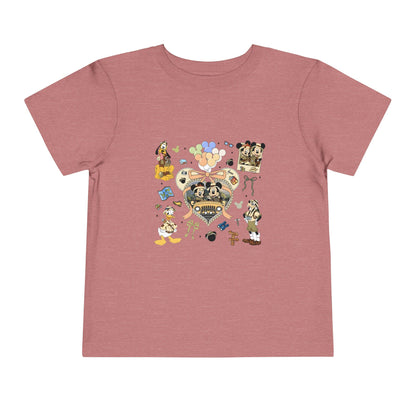 Cute Cartoon Mickey Inspired Toddler Tee