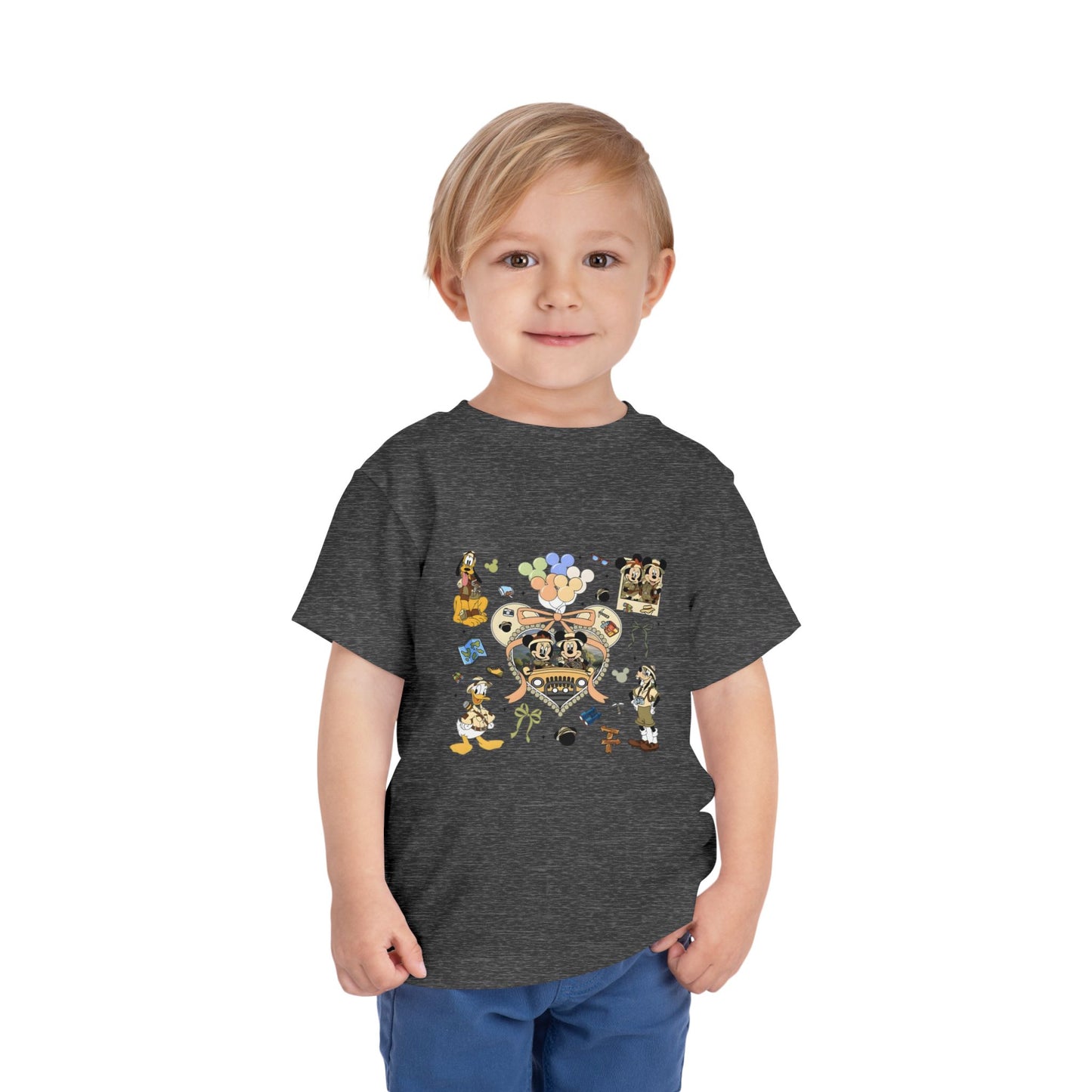 Cute Cartoon Mickey Inspired Toddler Tee