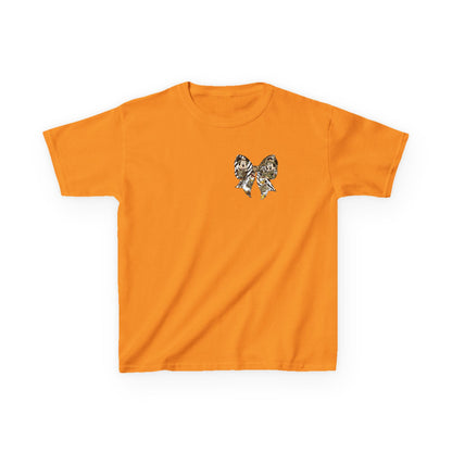Kids T‑Shirt — Cute Bear & Bow Graphic Tee (Playful Animal Collage)