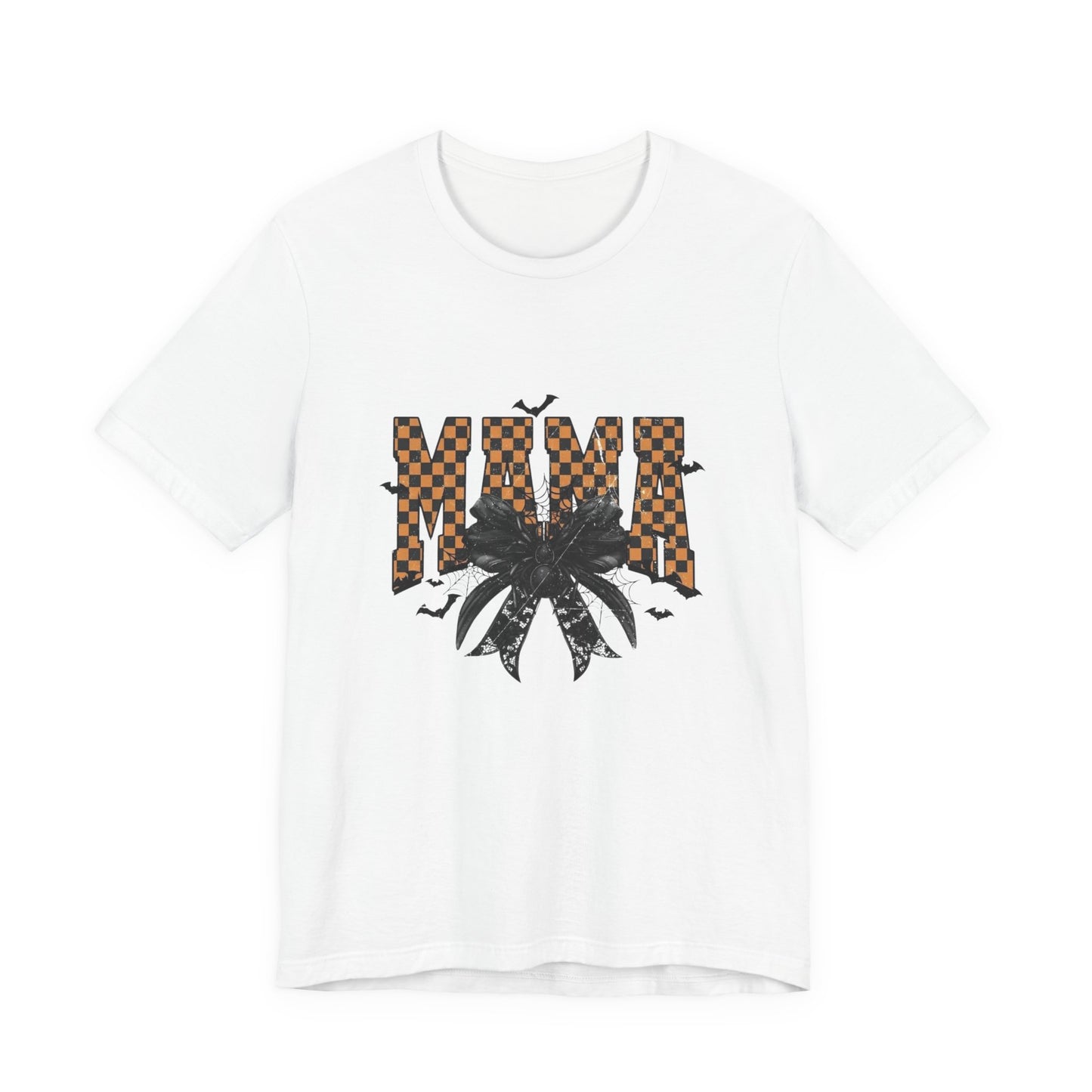 Mamá Floral Checkerboard Tee – Vintage Floral Mom Shirt