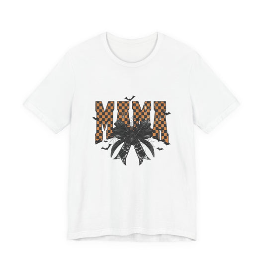 Mamá Floral Checkerboard Tee – Vintage Floral Mom Shirt