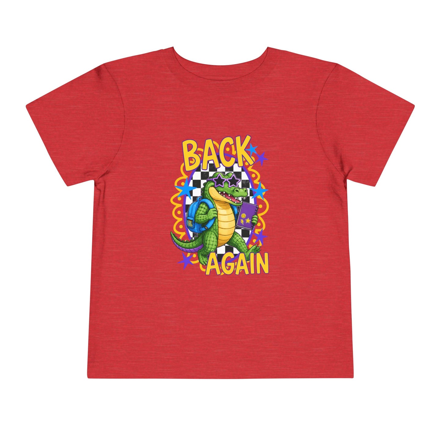 Toddler Tee — "Back Again" Dinosaur Graphic Shirt
