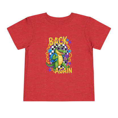 Toddler Tee — "Back Again" Dinosaur Graphic Shirt