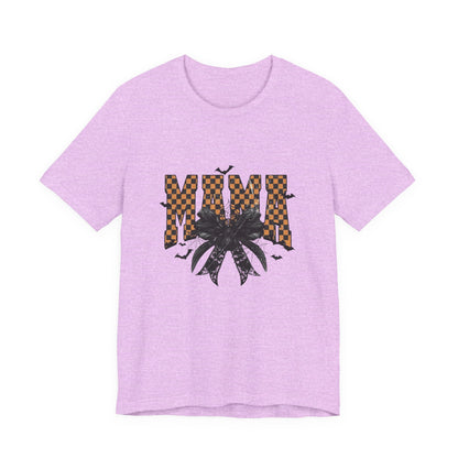 Mamá Floral Checkerboard Tee – Vintage Floral Mom Shirt