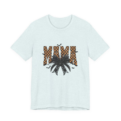 Mamá Floral Checkerboard Tee – Vintage Floral Mom Shirt