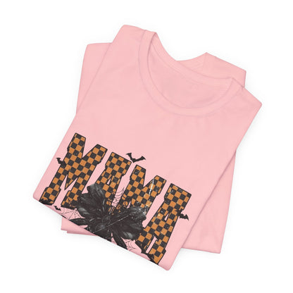 Mamá Floral Checkerboard Tee – Vintage Floral Mom Shirt