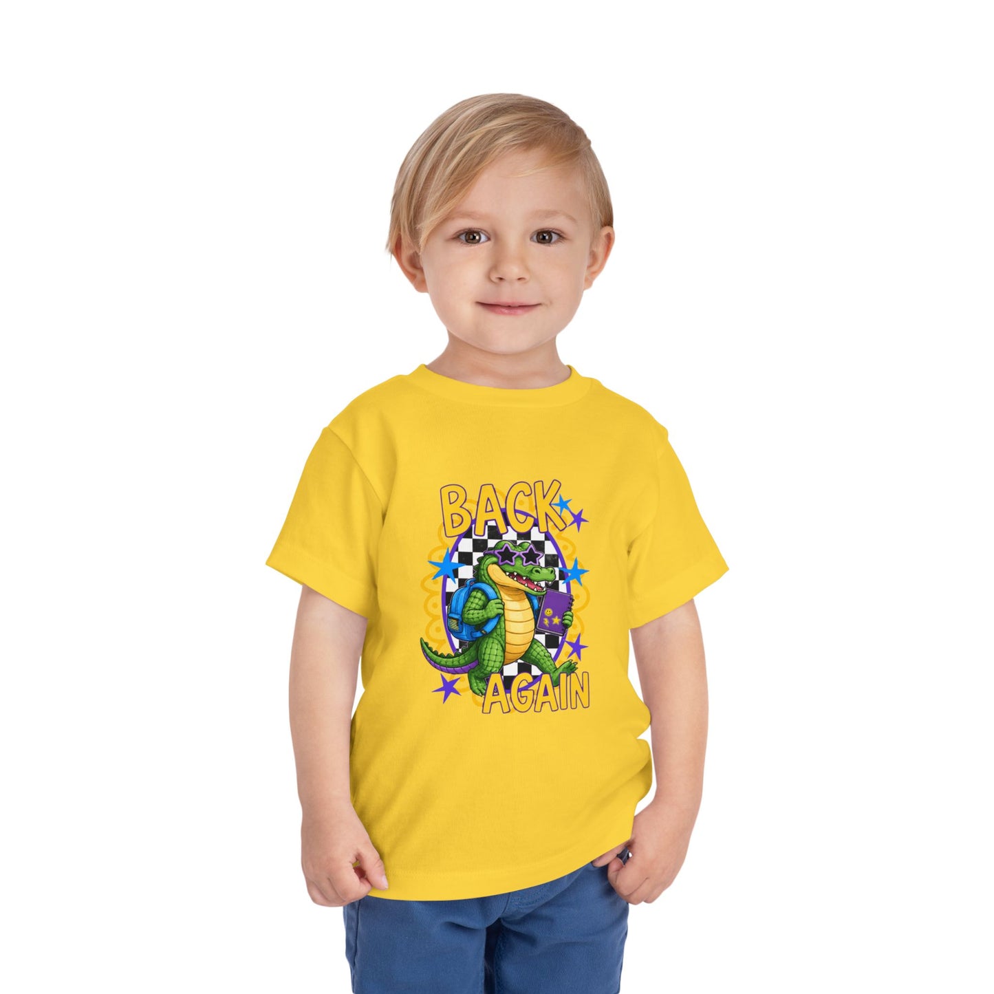 Toddler Tee — "Back Again" Dinosaur Graphic Shirt