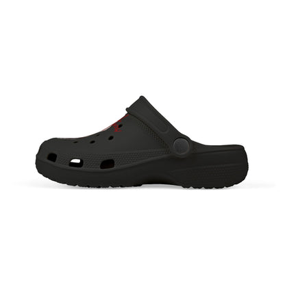 Kids' Thriller Graphic Clogs — Black EVA Foam Slip-Ons