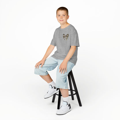 Kids T‑Shirt — Cute Bear & Bow Graphic Tee (Playful Animal Collage)