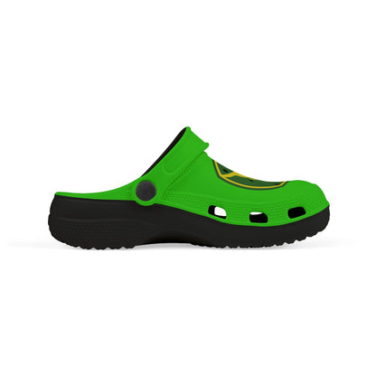 Kids John Deere Green EVA Foam Clogs — Lightweight Garden & Farm Slip-Ons