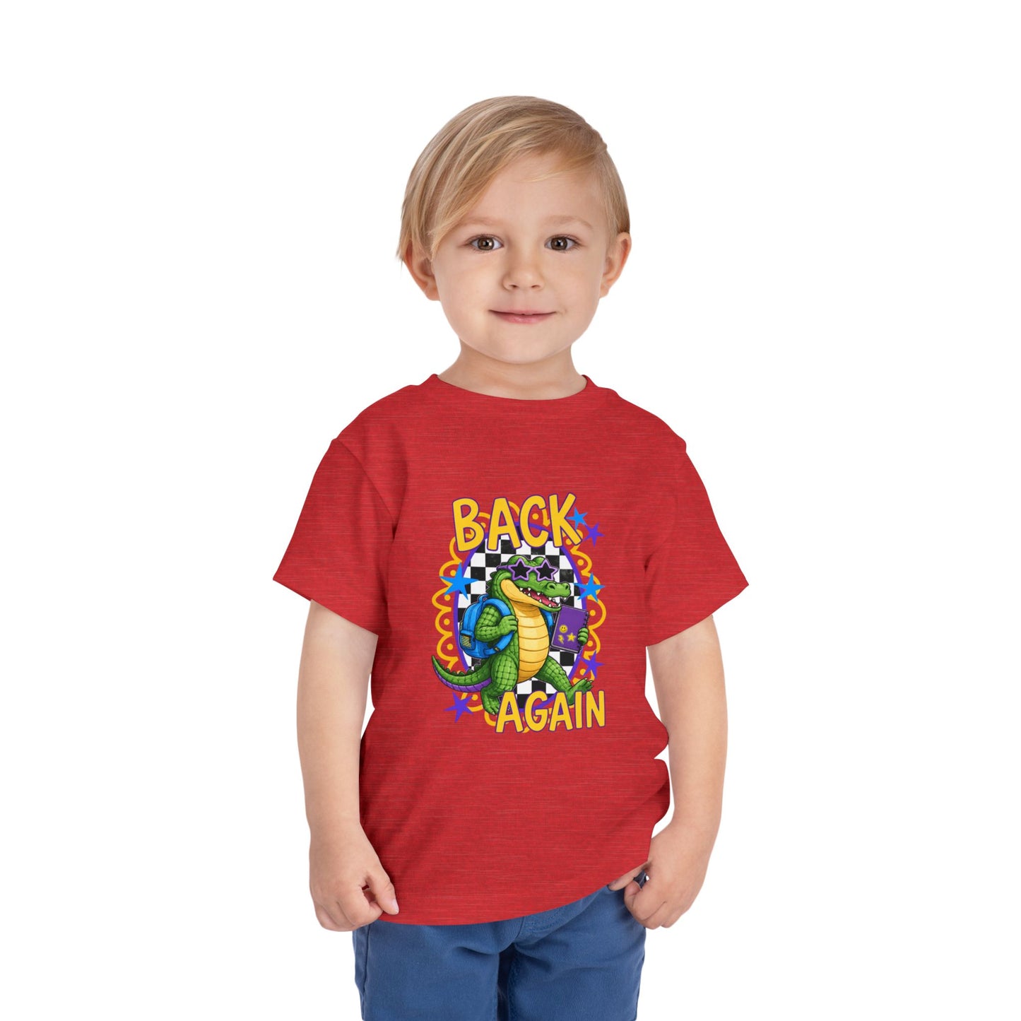 Toddler Tee — "Back Again" Dinosaur Graphic Shirt