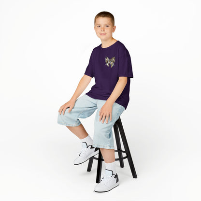 Kids T‑Shirt — Cute Bear & Bow Graphic Tee (Playful Animal Collage)